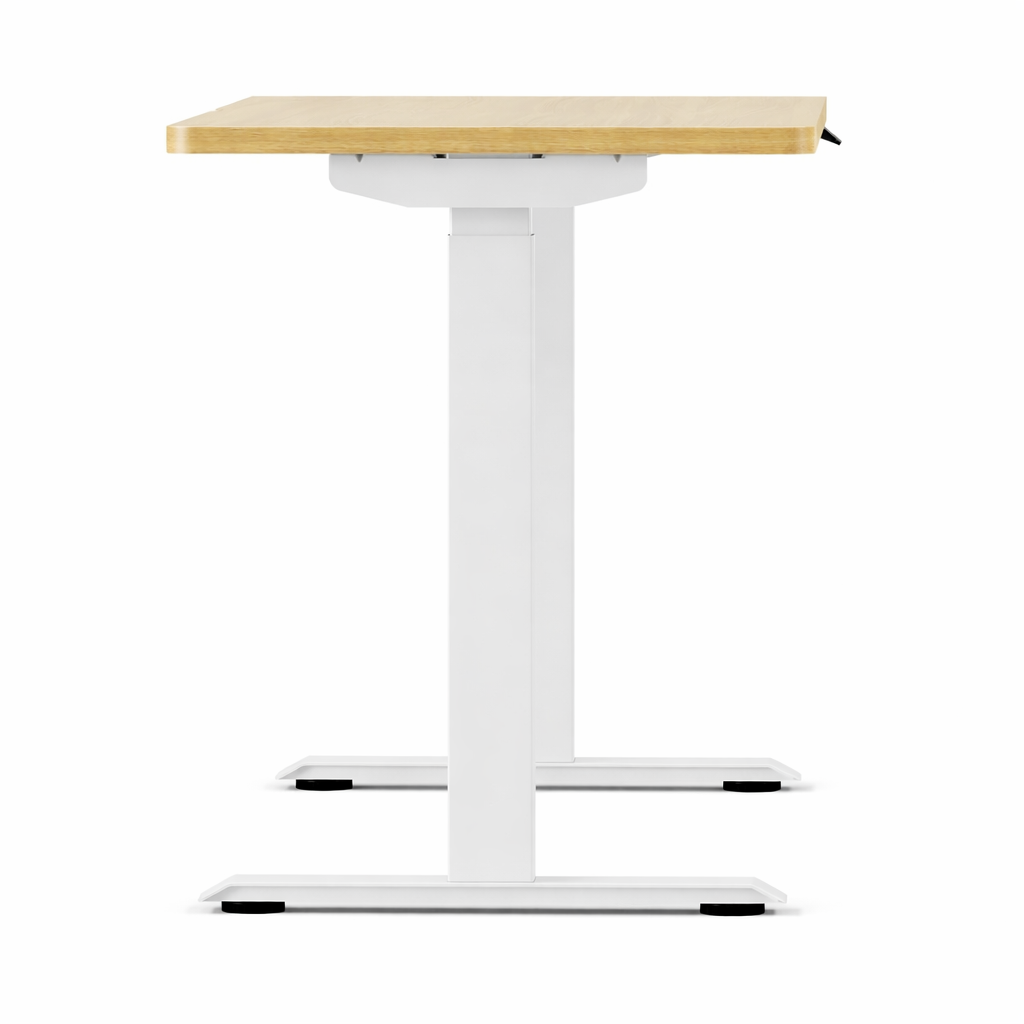 Electric Standing Desk – White Maple