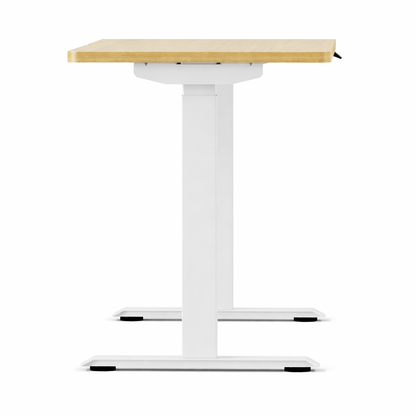 Electric Standing Desk – White Maple