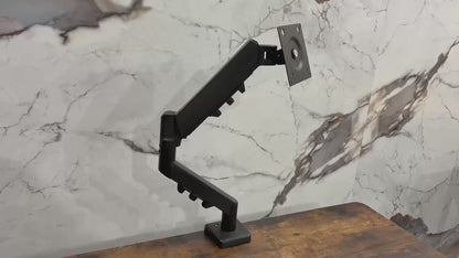 Singel Monitor Arm, Gas Spring , Black